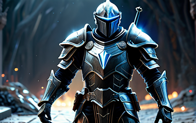A professional, battle-hardened fantasy knight, fully clothed in intricate, modest, and appropriate battle armor, stands on a dynamic, futuristic-fantasy battlefield. Holographic strategic map elements and glowing energy lines illuminate the ground around them. The knight is in a natural, confident pose, observing the evolving combat environment with a determined expression. Professional photography, sharp focus, cinematic lighting, high-resolution, ultra-detailed, perfect anatomy, correct proportions, well-formed hands, proper finger count, natural body proportions, safe for work, appropriate content, family-friendly.