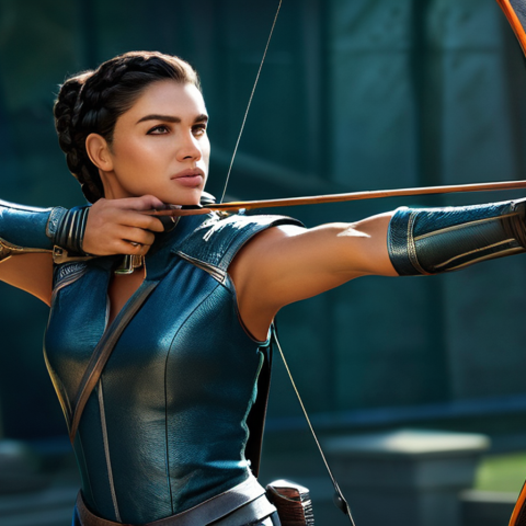 세븐나이츠 정기 업데이트 일정 - Image Prompt 1: New Class 'Archer' and 'Overboost' Campaign**