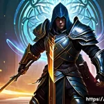 세븐나이츠 아레나 공략 - **Prompt:** A dynamic, high-fantasy arena battle scene featuring a diverse team of five heroes. In t...