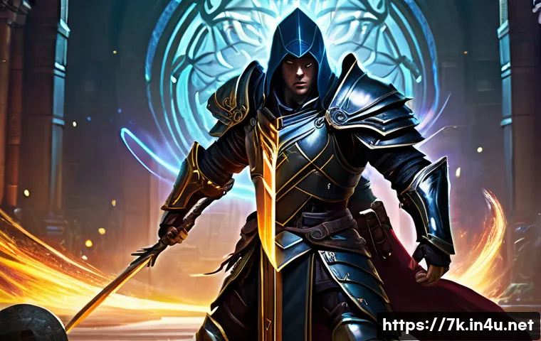 세븐나이츠 아레나 공략 - **Prompt:** A dynamic, high-fantasy arena battle scene featuring a diverse team of five heroes. In t...